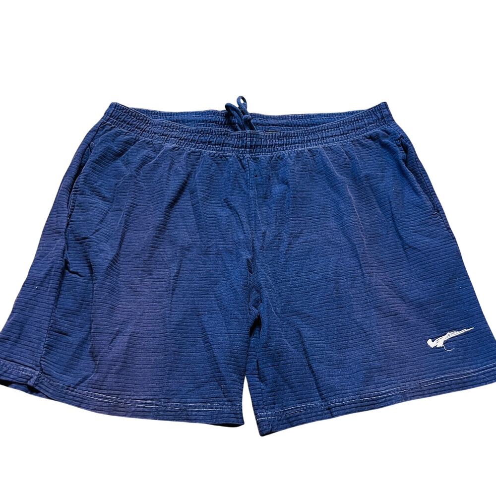 Mens Vintage Mac Gregor Blue Drawstring Athletic Shorts XL